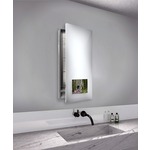 Seamless Right Recessed Medicine Cabinet with TV