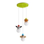 Kidsplace Zoo 3-Light Mini Pendant Lamp