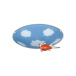 Kidsplace Buzz Airplane Ceiling Light