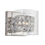 Block Crystal Wall Sconce