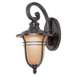 Amber Drop Outdoor Wall Lantern
