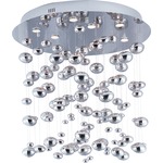 Dew Halogen Flush Mount Chandelier