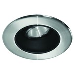 LEDR200 4 IN 12W Very Wide Beam Recessed Adj Trim Black Refl