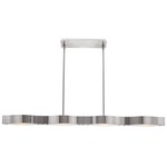 Titanium Linear Semi Flush or Pendant