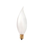 CA8 Flame Candelabra Base 25W 120V