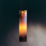 Totally Tubular Pendant W / Glass Ball Holder
