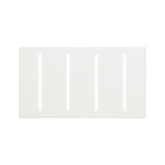 Vierti 4 Gang Wall Plate