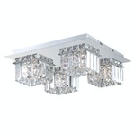 Crown 4 Light Ceiling Flush Mount