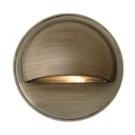 Hardy Island Hooded Face Exterior Recessed Deck / Step Light