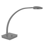 Pelle Arched Arm LED Table Lamp W / Square Base