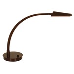 Ronin Arched Arm LED Table Lamp W / Round Base
