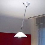 Flip Short Stem Pendant W / Polycarbonate Shade