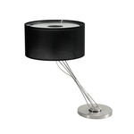 Liz Table Lamp W / Drum Shade