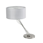 Liz Table Lamp W / Drum Shade