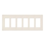 Satin Colors 6 Gang Wall Plate