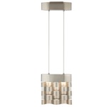 Metal Weave LED Square Pendant