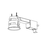 4 Inch Non-IC LED Remodel Housing