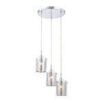 P963 Grid II 3-Light Pendant