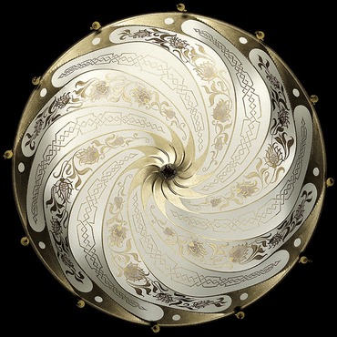 Scudo Saraceno Carduus Ceiling Mount