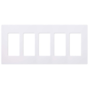 Claro 5 Gang Wall Plate