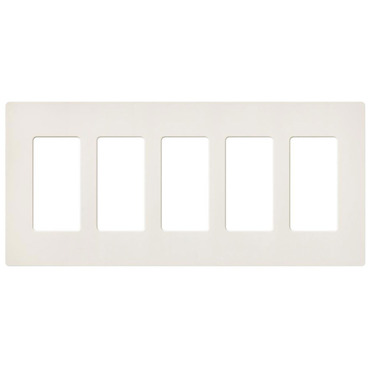 Satin Colors 5 Gang Wall Plate