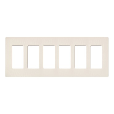 Satin Colors 6 Gang Wall Plate