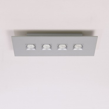 Polifemo 4 Light Rectangular Ceiling Flush Mount Polifemo 4 Light Rectangular Ceiling Flush Mount