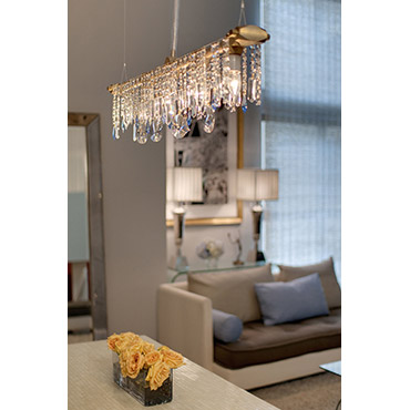 Bryce Linear Chandelier by Michael McHale