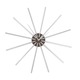 Rotation Wall Clock - Aluminum / Black Rotation Wall Clock - Aluminum / Black