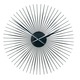 Striation Wall Clock - Black / 