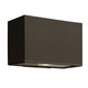 Atlantis Up/Down Exterior Wall Sconce - Bronze / Etched Glass