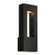 Atlantis Rectangle Exterior Wall Sconce - Satin Black / Etched Glass Atlantis Rectangle Exterior Wall Sconce - Satin Black / Etched Glass