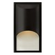 Cascade Outdoor Wall Sconce - Satin Black / Clear Rain Cascade Outdoor Wall Sconce - Satin Black / Clear Rain
