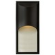 Cascade Outdoor Wall Sconce - Satin Black / Clear Rain Cascade Outdoor Wall Sconce - Satin Black / Clear Rain