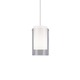 Freejack Mini Echo Pendant - Satin Nickel / Smoke