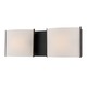 Pandora Vanity Bath Bar - Oil Rubbed Bronze / White Opal Pandora Vanity Bath Bar - Oil Rubbed Bronze / White Opal
