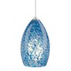 Freejack Firebird Pendant - Satin Nickel / Peacock