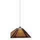 Freejack Oak Park Pendant - Satin Nickel / Havana Brown Freejack Oak Park Pendant - Satin Nickel / Havana Brown