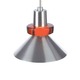 Freejack Hanging Wok Pendant - Satin Nickel / Red Freejack Hanging Wok Pendant - Satin Nickel / Red