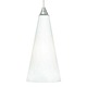 T-Trak Emerge Pendant - Satin Nickel / White Frit T-Trak Emerge Pendant - Satin Nickel / White Frit