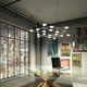LED Net Circle Suspension Light - Aluminum LED Net Circle Suspension Light - Aluminum /