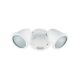 Ariel Exterior Wall Spotlight - White / Frosted