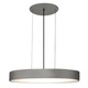 Vega Oval Suspension - Silver / White