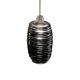Damasco SP P Pendant - Satin Nickel / Black