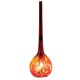 Madeleine Pendant - Satin Nickel / Red Madeleine Pendant - Satin Nickel / Red