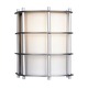 Hollywood Hills Outdoor Wall Sconce - Vista Silver / Etched White Opal Hollywood Hills Outdoor Wall Sconce - Vista Silver / Etched White Opal