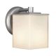 Midnight Square Outdoor Wall Sconce - Vista Silver / Etched White Opal Midnight Square Outdoor Wall Sconce - Vista Silver / Etched White Opal