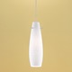 Martini Bianco Pendant - Satin Nickel / White Martini Bianco Pendant - Satin Nickel / White