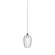 Damasco SP P Pendant - Satin Nickel / Transparent