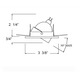 3 Inch Low Voltage Miniature Adjustable Trim - /